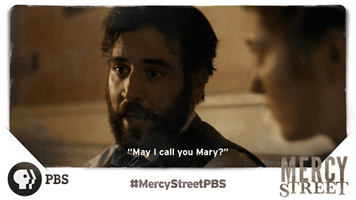 civil war happiness GIF by Mercy Street PBS