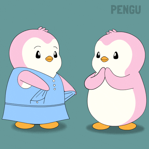 Surprised Fun GIF by Pudgy Penguins