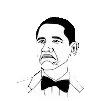 obama STICKER by imoji
