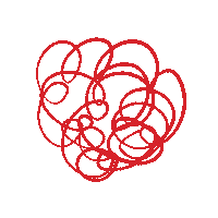 Anxiety Mess Sticker