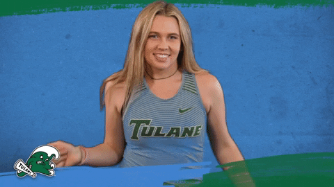 New Orleans Tulane GIF by GreenWave
