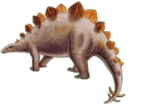 stegosaurus STICKER