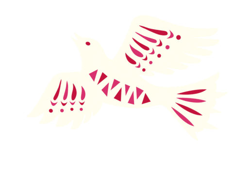 Christmas Bird Sticker by LUPICIA_JAPAN