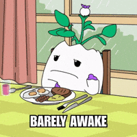 Tired Breakfast GIF by Magic Eden