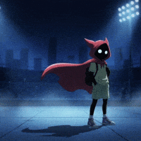 Glowing Eyes Spotlights GIF by G*BOY