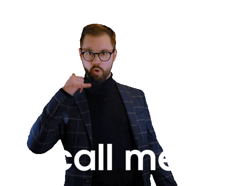 Call Me Phone Sticker by Harris and Wood
