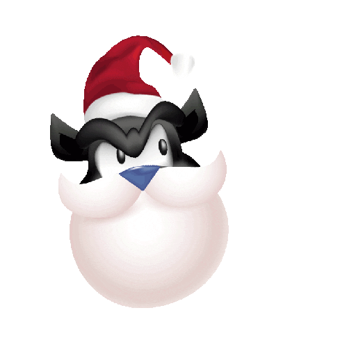 Christmas Santa Sticker by UVP