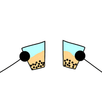 Bubble Tea Drinking GIF