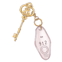 milatoo travel home house gold Sticker