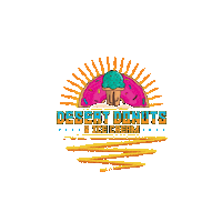 desertdonuts desert donuts doughnuts getyourhappyon Sticker