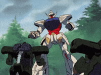 Turn A Gundam Kick GIF