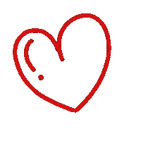 In Love Heart Sticker