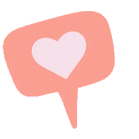 designbyilona love heart like highlight Sticker