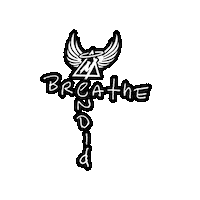 Breathe Sticker by Mendid