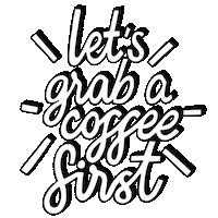 Coffee First Love Sticker