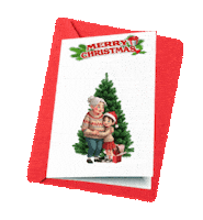 Christmas Day Friends Sticker