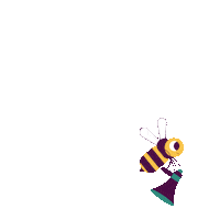 vexquisitstudio animation vegan bee sheep Sticker
