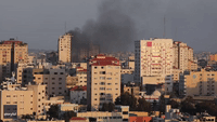 High-Rise Building Collapses in Gaza Following Israeli Strikes