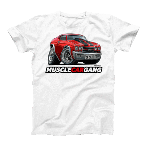 T-Shirt Chevy Sticker by Muscle Car Gang
