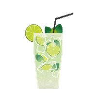 sunset mojito Sticker by Pascia Beach Bar