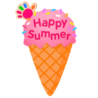 Ice Cream Summer Sticker by bini games
