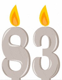 Birthday Flickering GIF