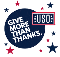 Air Force Army Sticker by USO