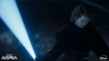 Anakin Skywalker Lightsaber GIF by Star Wars