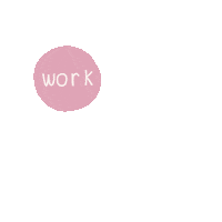 Work Bekerja Sticker