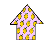 Pink Arrow Sticker
