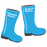 WoodiesIreland gardening woodies wellies budding gardeners Sticker