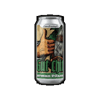 German Pilsner Sticker by Evans Brewing Co.