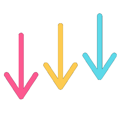 Pink Click Here Sticker