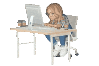 lucianacriativa girl work girls avatar Sticker