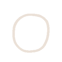 Circle Cream Sticker by westeggpress