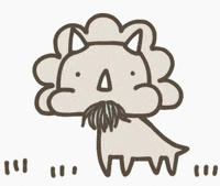 KSasara6 cute dinosaurs 食べる もぐもぐ GIF