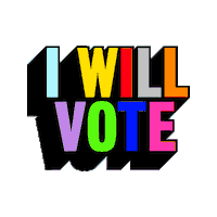 Vote Will Sticker by COLLINS
