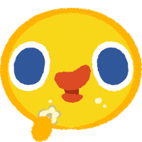 Crazy Wheeln Bird Sticker