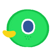 Crazy Wheeln Bird Sticker