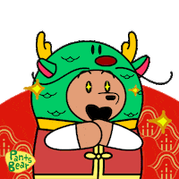 Chinese New Year Dragon Sticker