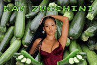 Zucchini Internet Girl GIF