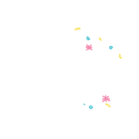 girls confetti Sticker by Owi Liunic