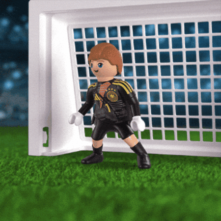 Football Soccer GIF by PLAYMOBIL