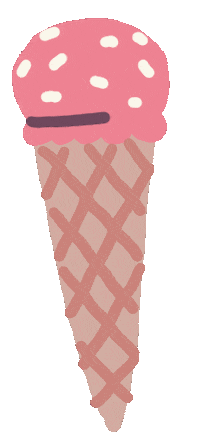 Ice Cream Summer Sticker by Sara Maese