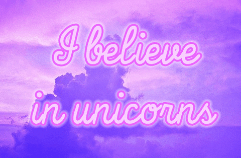 pastel unicorns GIF