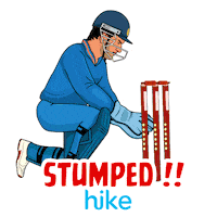 bleed blue world cup Sticker by Hike Messenger
