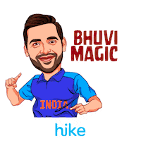 bleed blue world cup Sticker by Hike Messenger