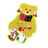 Festival Bear Sticker by ECO Live