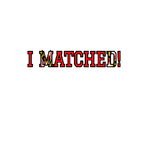 Maryland I Matched Sticker by UMSOMAdmissions