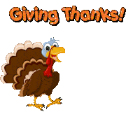 Thanksgiving Turkey Sticker